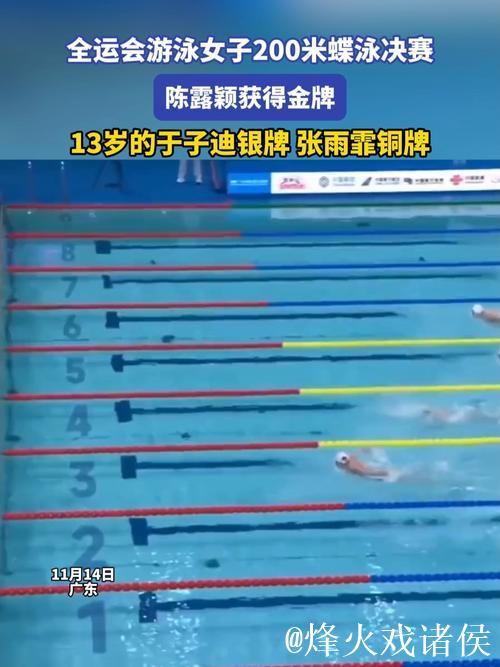 全运会女子200米蝶泳:陈露颖摘金,于子迪揽银 全运会女子200米蝶泳:陈露颖摘金,于子迪揽银